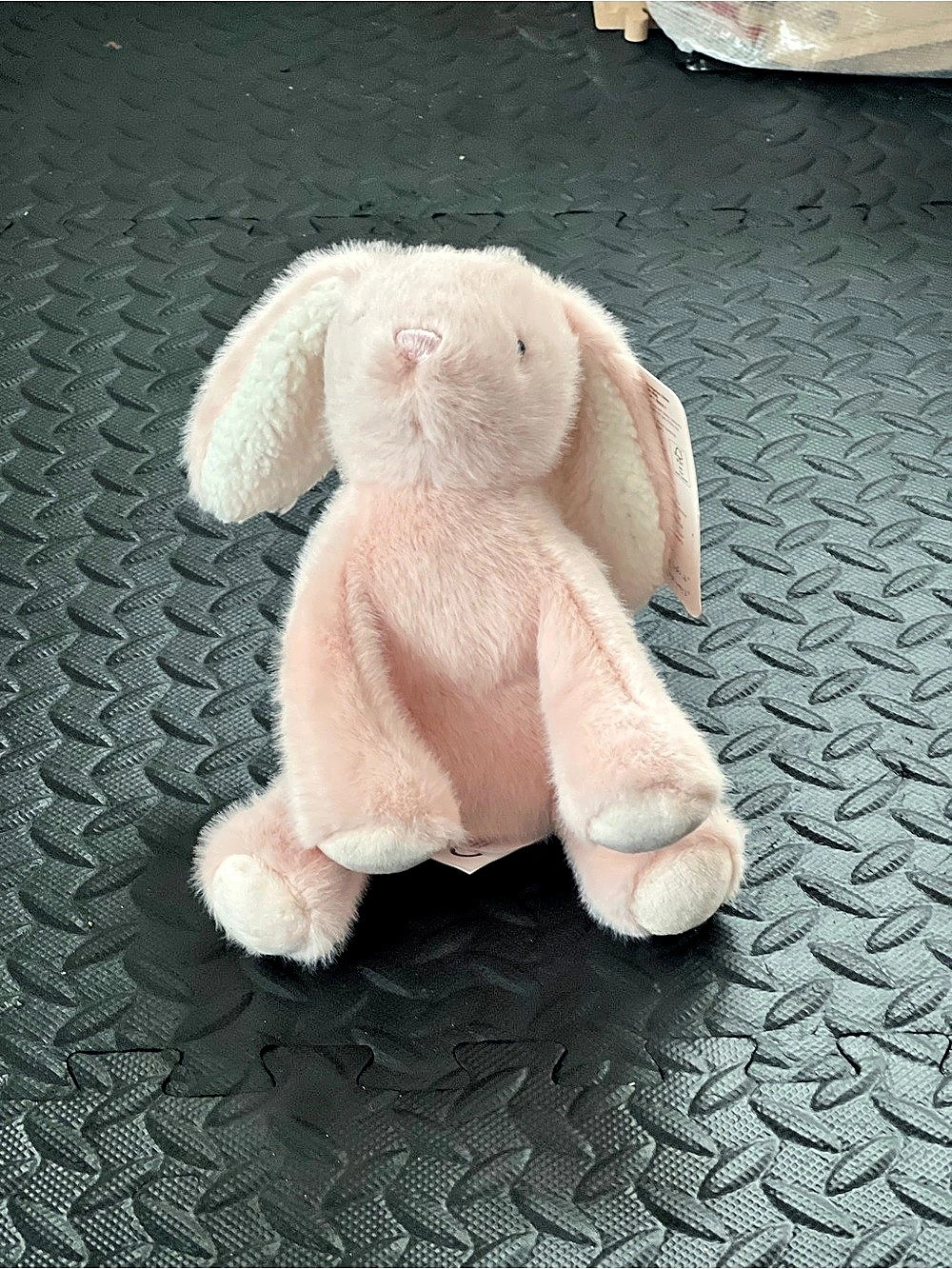 Pottery Barn Kids Luxe Baby Bunny Pink Plush Bunny